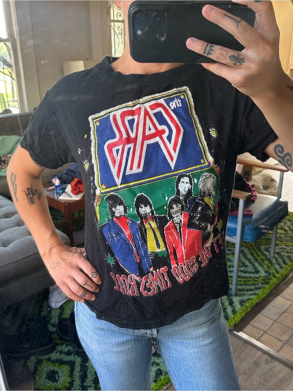 Vintage 1970’s The Cars Let the Good Times Roll tee